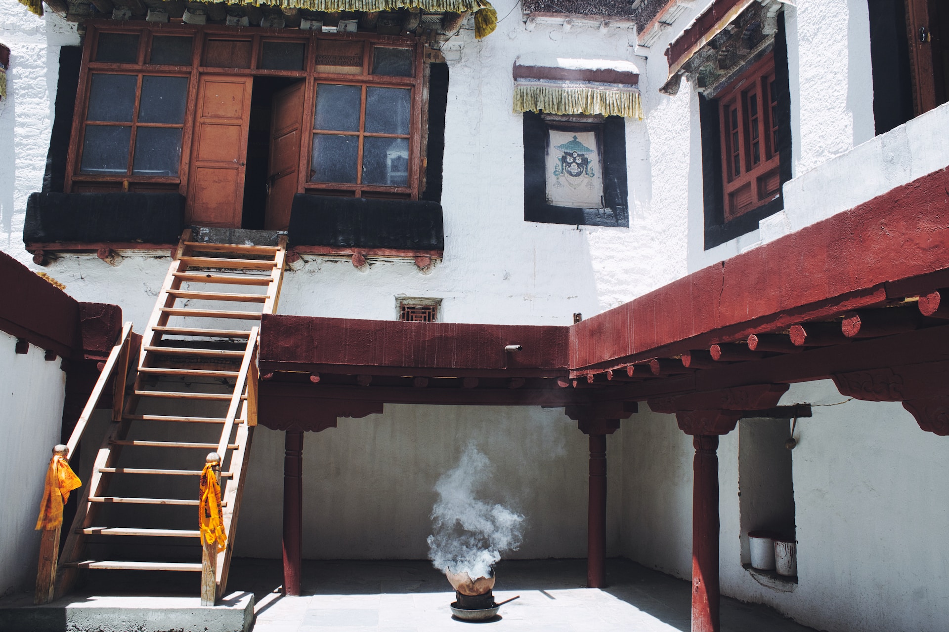 Monasterio en el tibet
